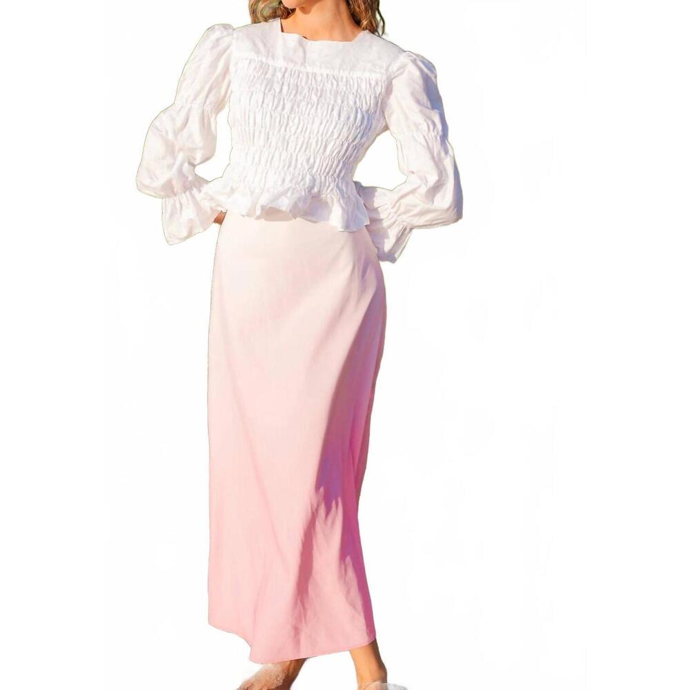 NEW ESTEEM COUTURE kellie midi skirt in pink